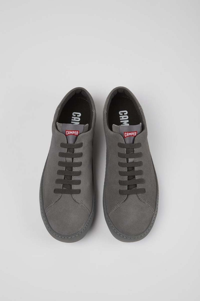 Zapatillas Camper Peu Touring Nubuck Hombre Gris | IAVNW-6321