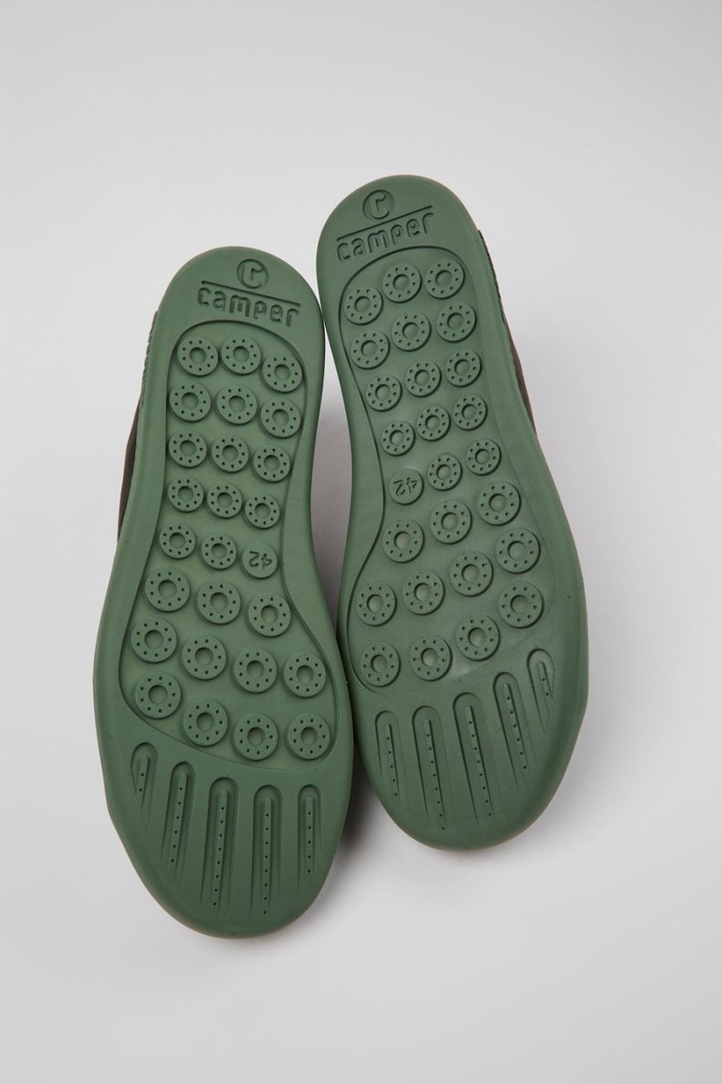 Zapatillas Camper Peu Touring Nubuck Hombre Gris | EMXGT-9083
