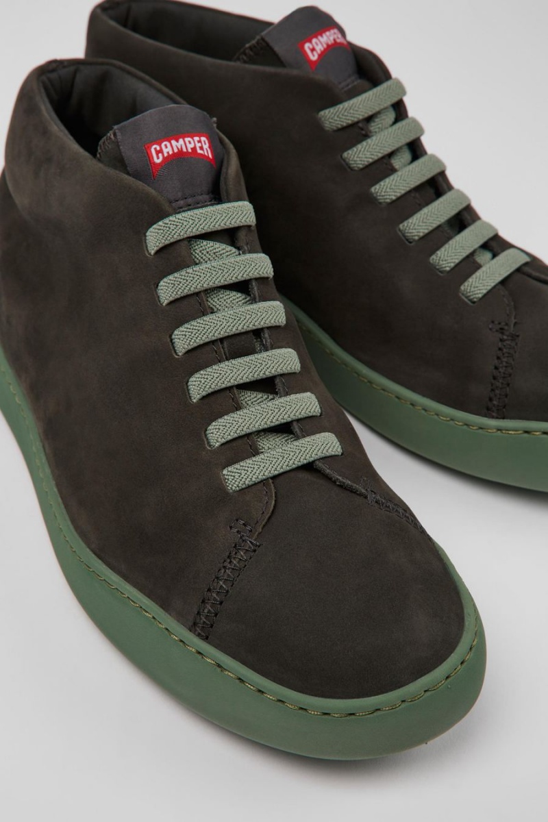 Zapatillas Camper Peu Touring Nubuck Hombre Gris | EMXGT-9083