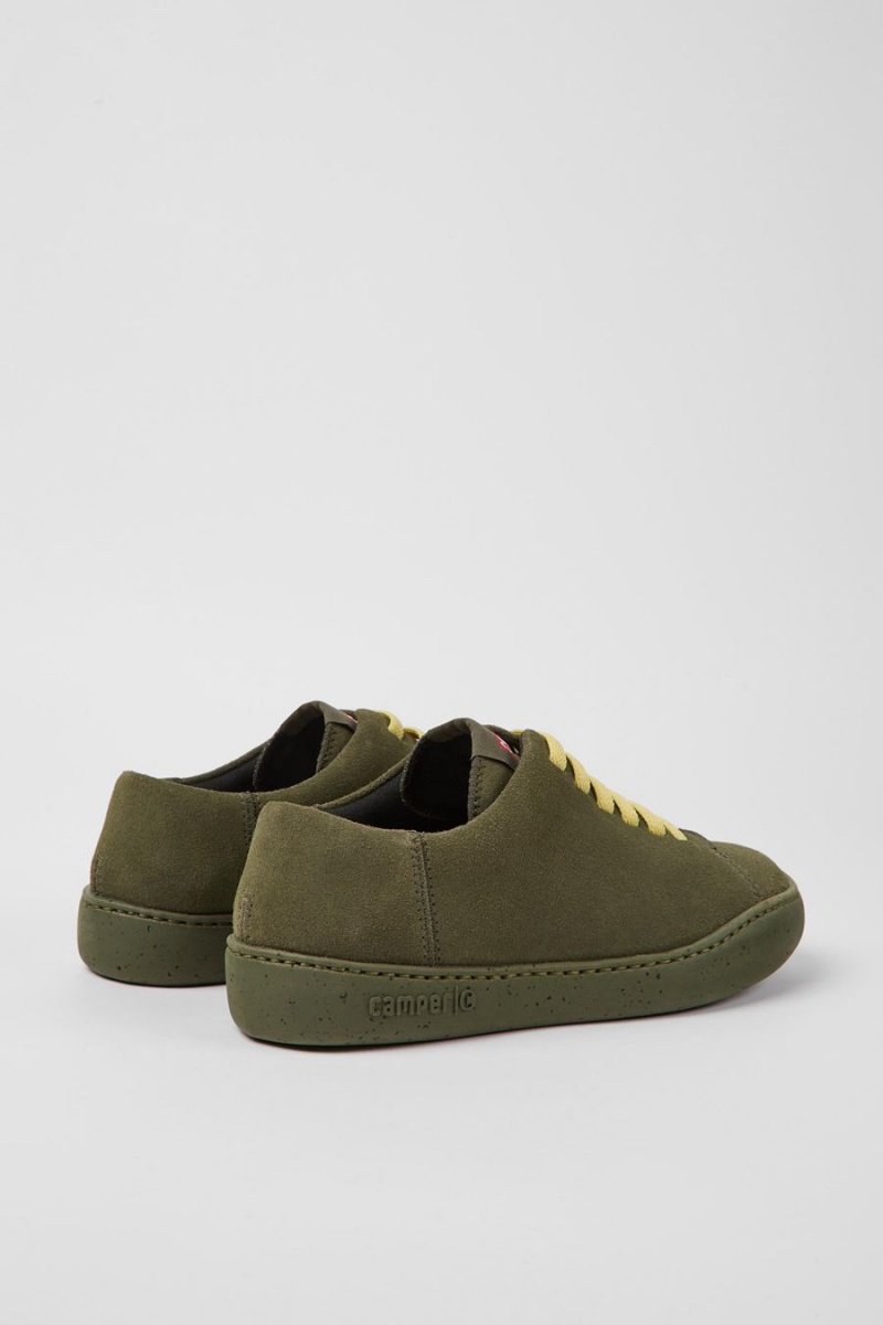 Zapatillas Camper Peu Touring Nubuck Mujer Verde | RXKZL-2180