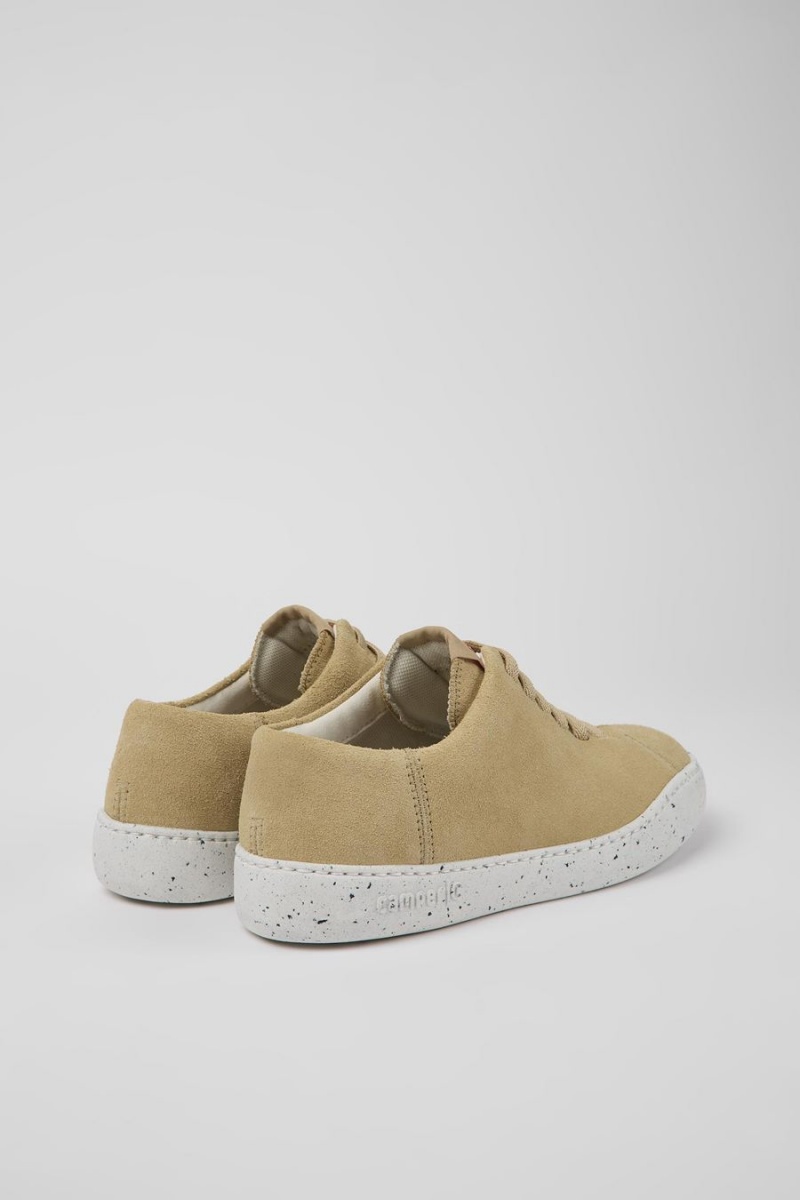 Zapatillas Camper Peu Touring Nubuck Mujer Beige | XJOHQ-1396