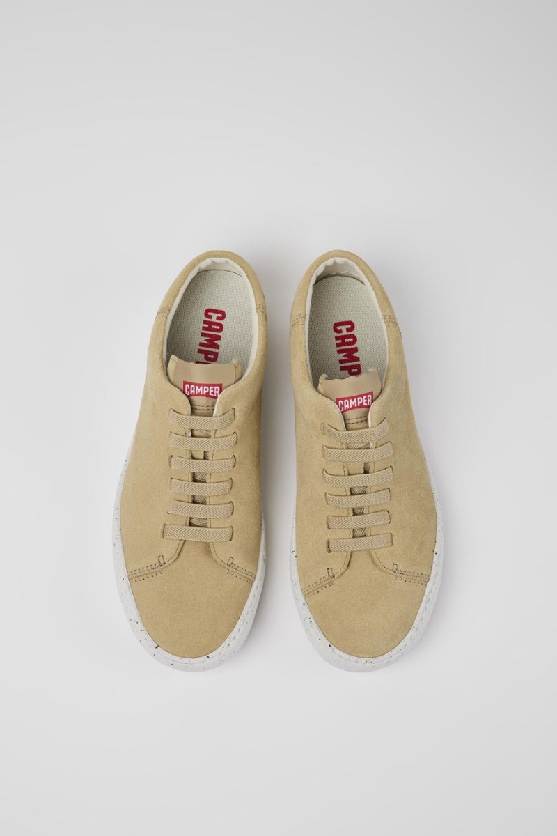 Zapatillas Camper Peu Touring Nubuck Mujer Beige | XJOHQ-1396