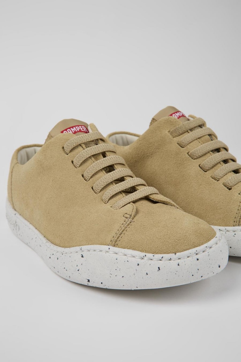 Zapatillas Camper Peu Touring Nubuck Mujer Beige | XJOHQ-1396