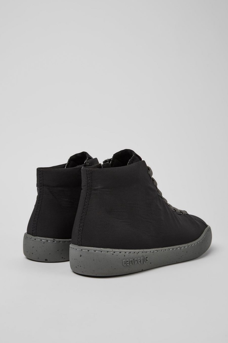 Zapatillas Camper Peu Touring Recycled Pet Hombre Negras | PCUAG-8425