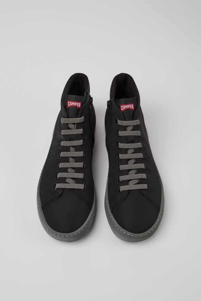 Zapatillas Camper Peu Touring Recycled Pet Hombre Negras | PCUAG-8425