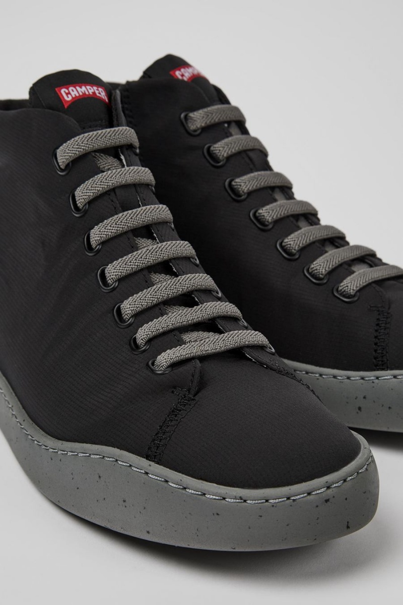 Zapatillas Camper Peu Touring Recycled Pet Hombre Negras | PCUAG-8425