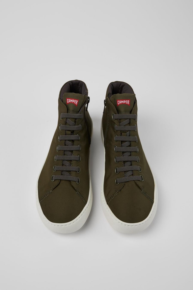 Zapatillas Camper Peu Touring Recycled Pet Hombre Verde | NOYHX-3159