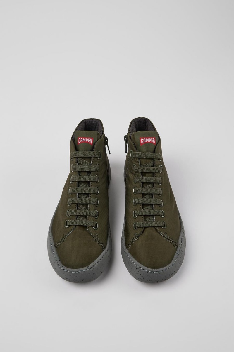 Zapatillas Camper Peu Touring Recycled Pet Mujer Verde | NECLB-1456
