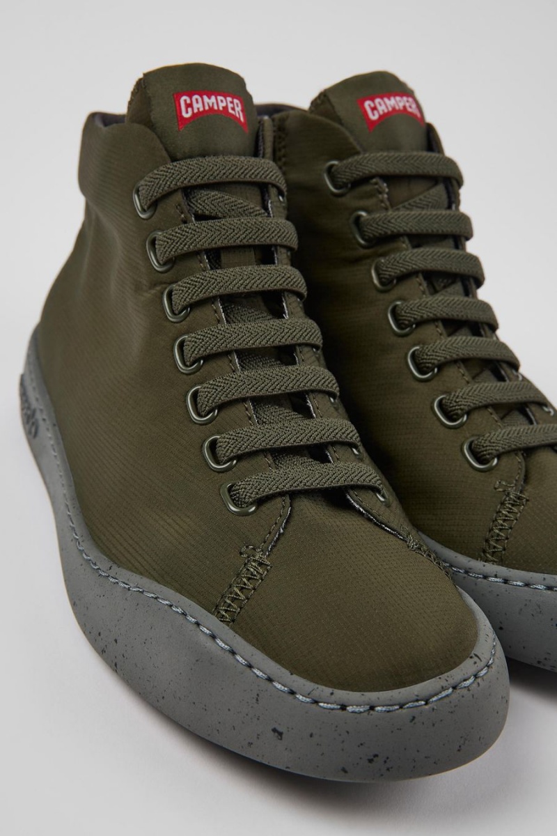 Zapatillas Camper Peu Touring Recycled Pet Mujer Verde | NECLB-1456