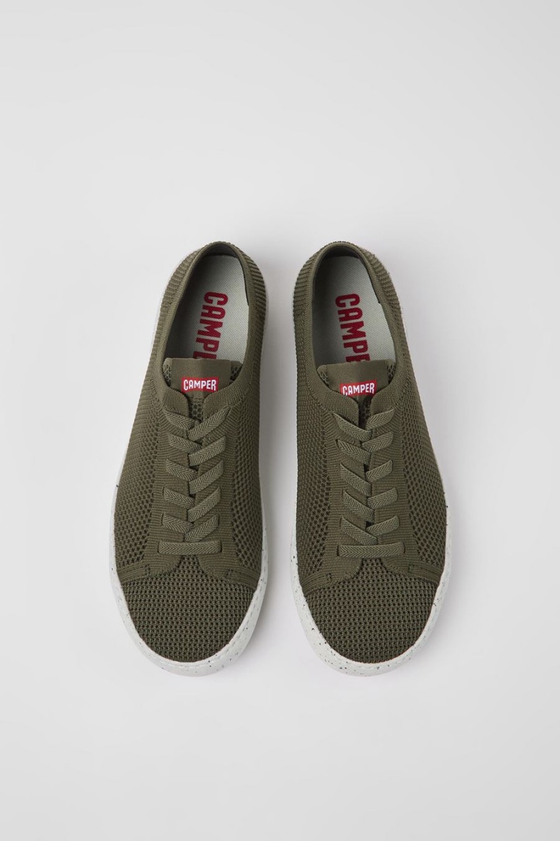 Zapatillas Camper Peu Touring Textil Hombre Verde | OKTVQ-7985