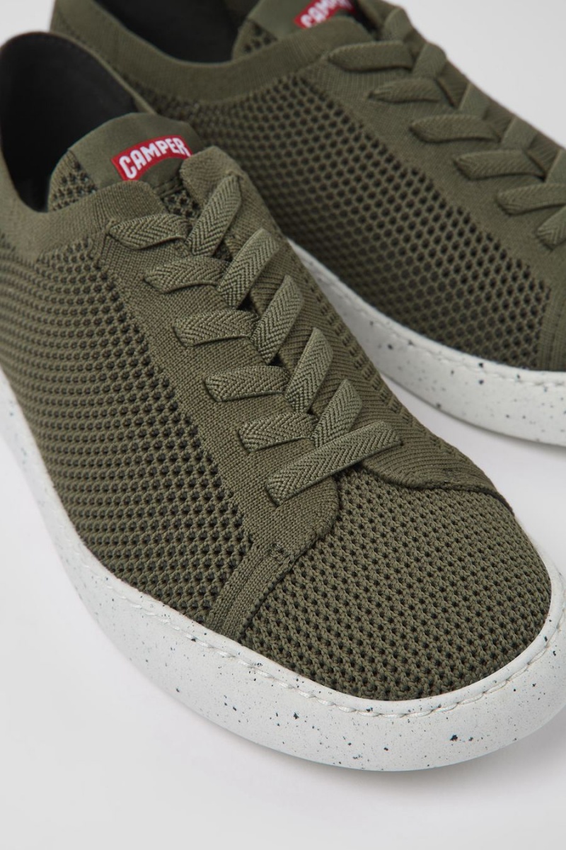 Zapatillas Camper Peu Touring Textil Hombre Verde | OKTVQ-7985