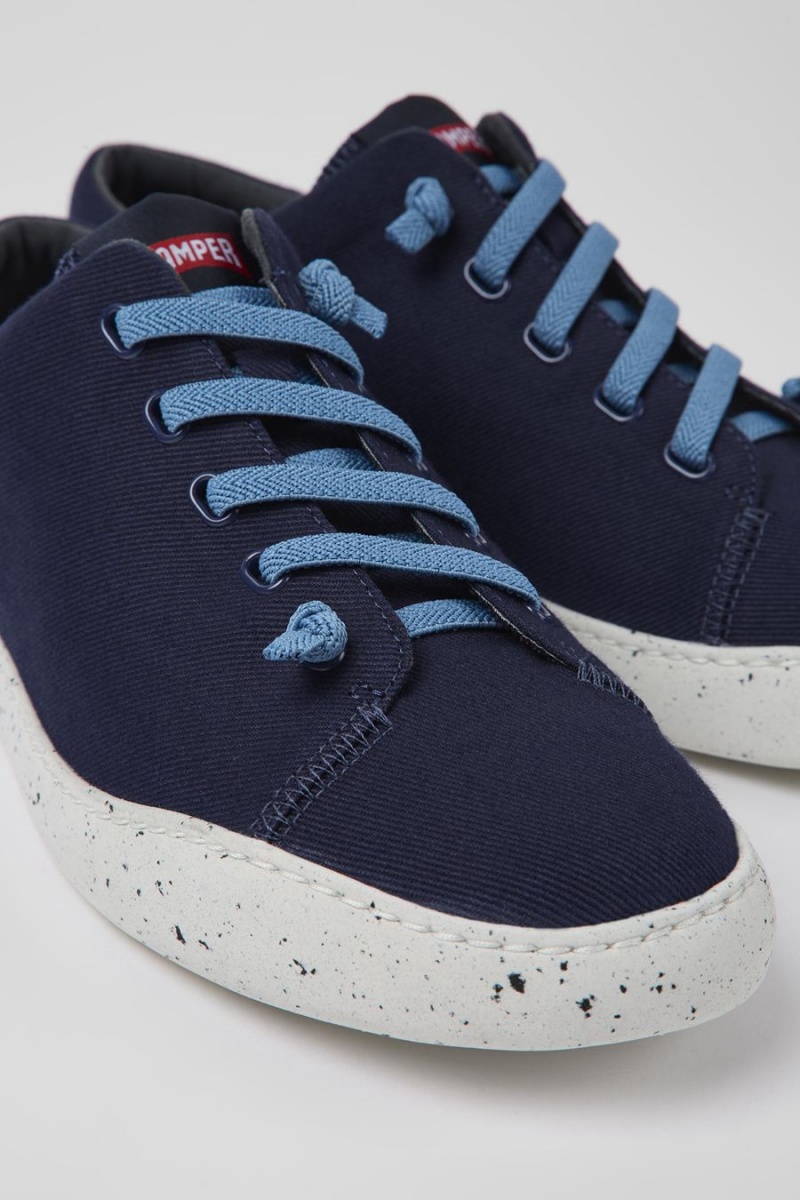 Zapatillas Camper Peu Touring Textil Hombre Azules | STMZY-7418