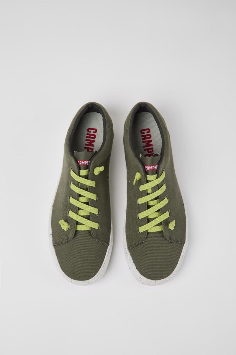 Zapatillas Camper Peu Touring Textil Hombre Verde | IEFYC-4392