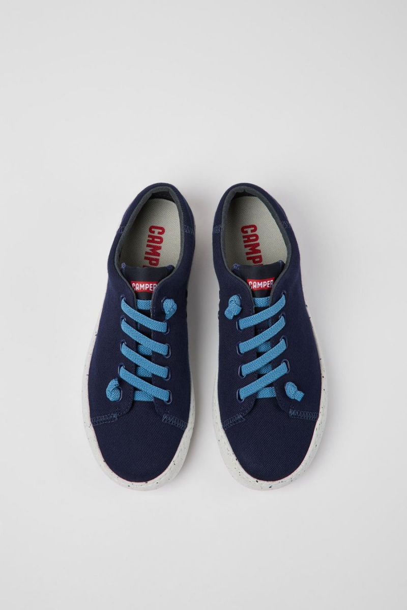 Zapatillas Camper Peu Touring Textil Mujer Azules | DBJWP-2874