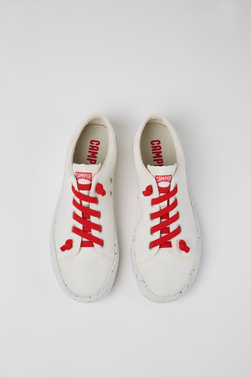 Zapatillas Camper Peu Touring Textil Mujer Blancas | QIUJY-9856