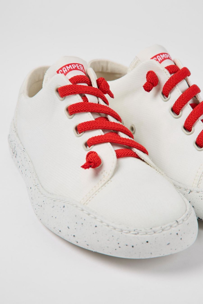 Zapatillas Camper Peu Touring Textil Mujer Blancas | QIUJY-9856