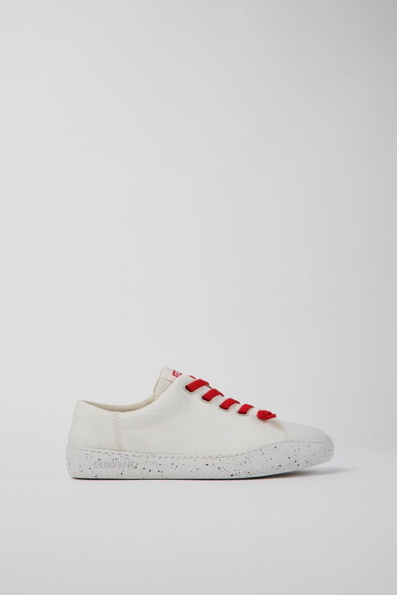 Zapatillas Camper Peu Touring Textil Mujer Blancas | QIUJY-9856