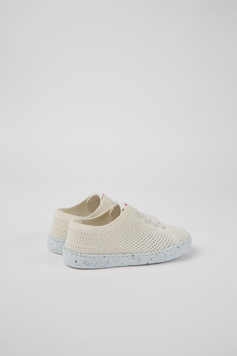 Zapatillas Camper Peu Touring Textil Niño Blancas | EGINS-6731