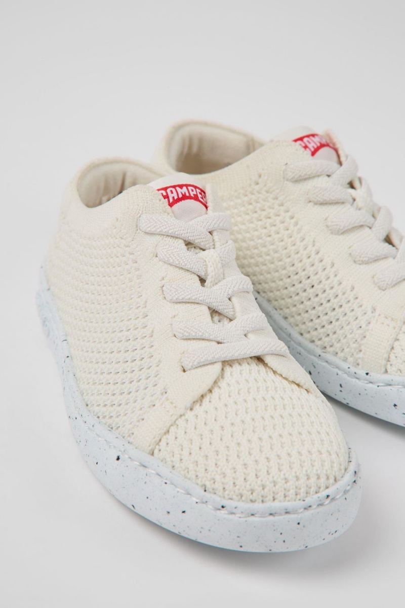 Zapatillas Camper Peu Touring Textil Niño Blancas | EGINS-6731