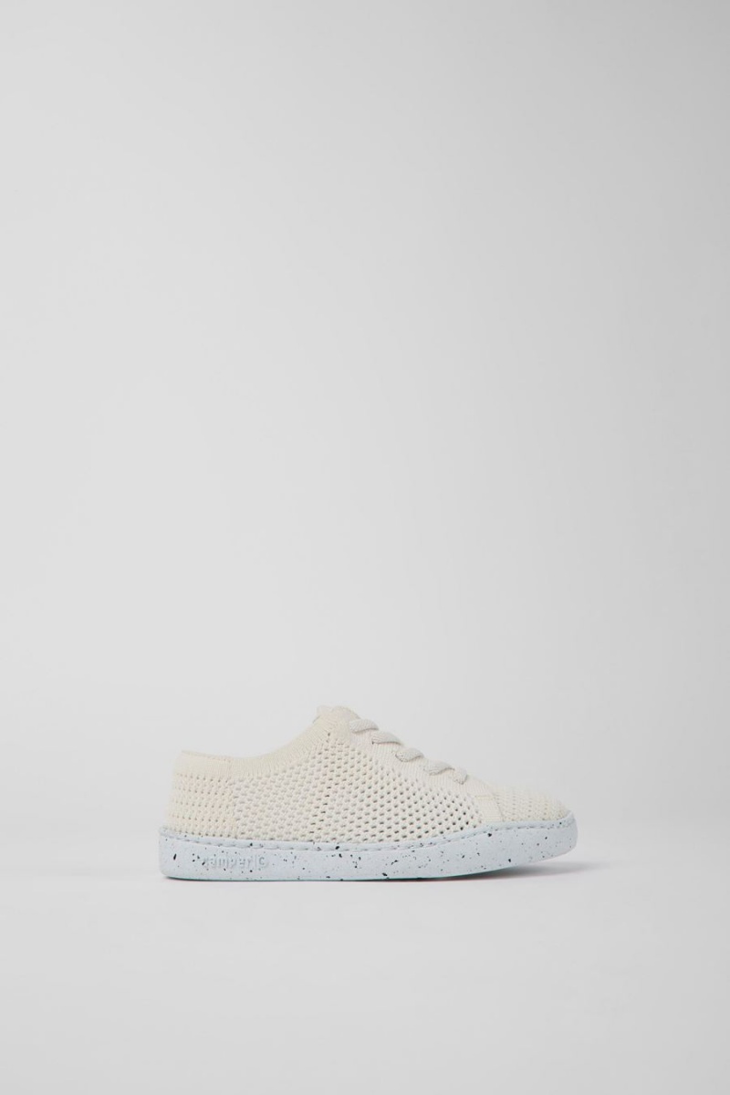 Zapatillas Camper Peu Touring Textil Niño Blancas | EGINS-6731