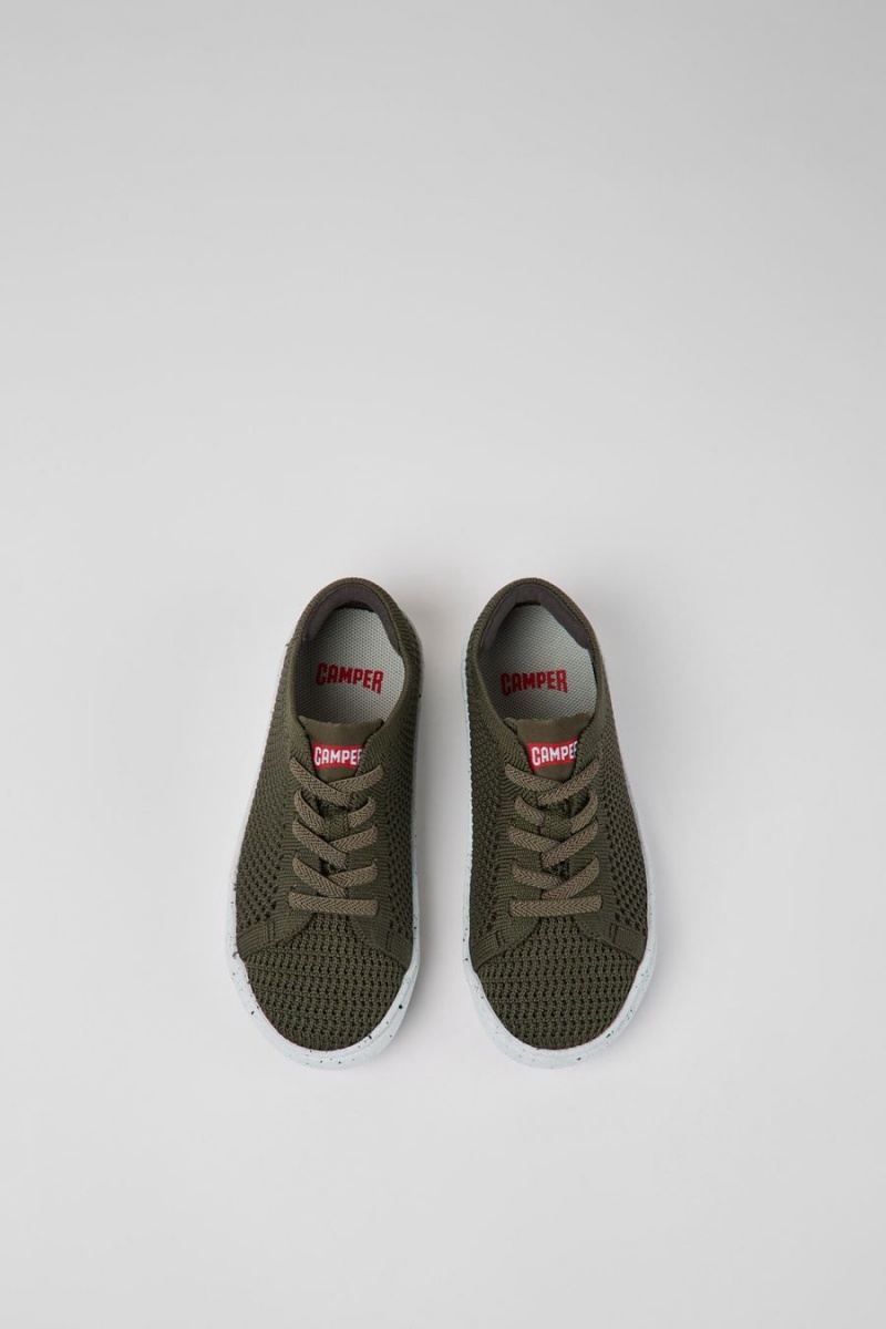 Zapatillas Camper Peu Touring Textil Niño Verde | IOJFD-3792
