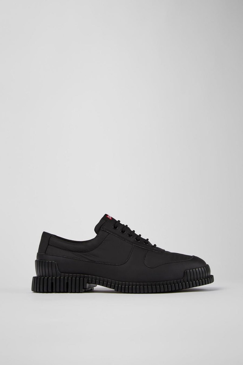 Zapatillas Camper Pix Cuero Recycled Pet Hombre Negras | RQFJE-3402