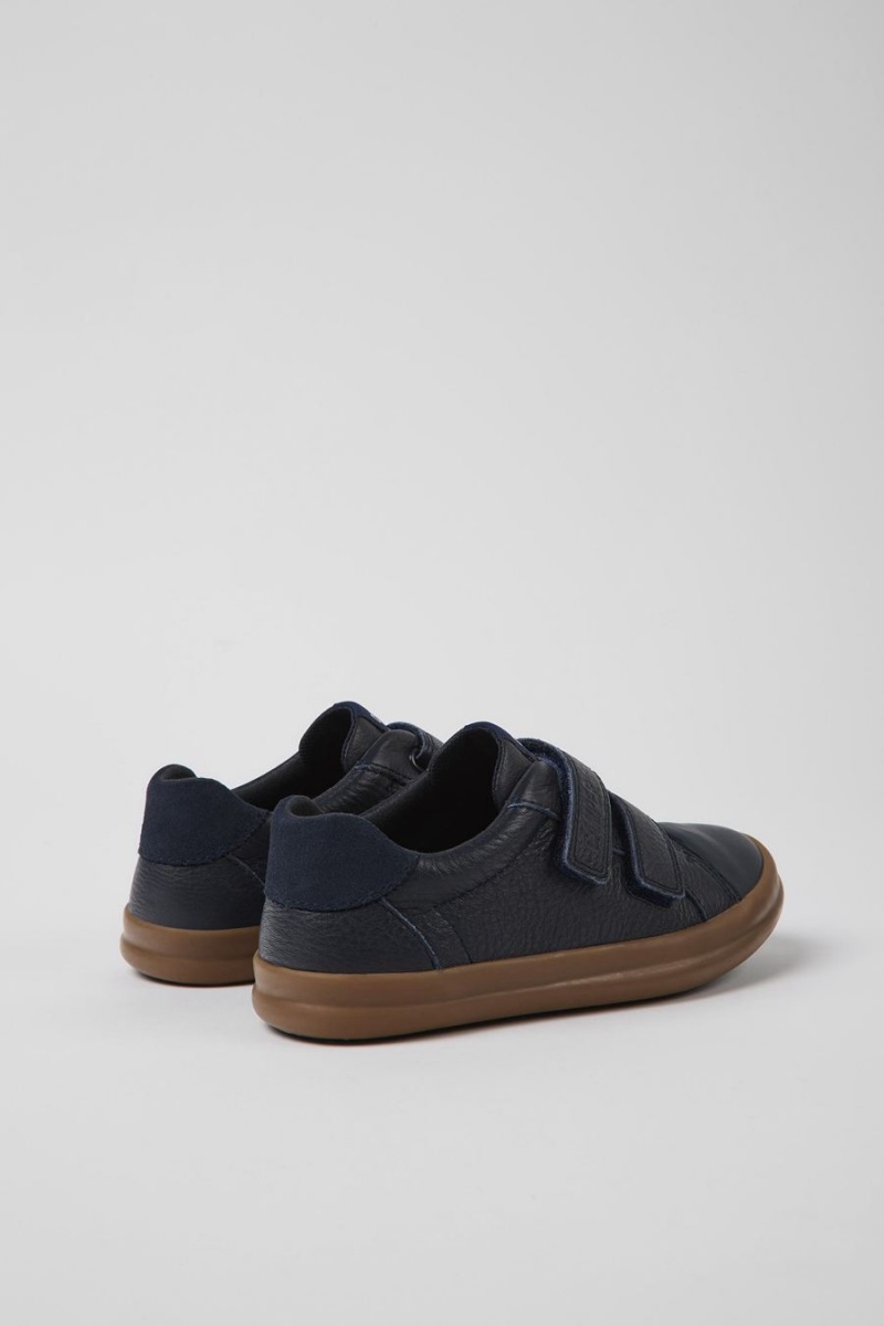 Zapatillas Camper Pursuit Cuero Nubuck Niña Azules | OWBYF-5879