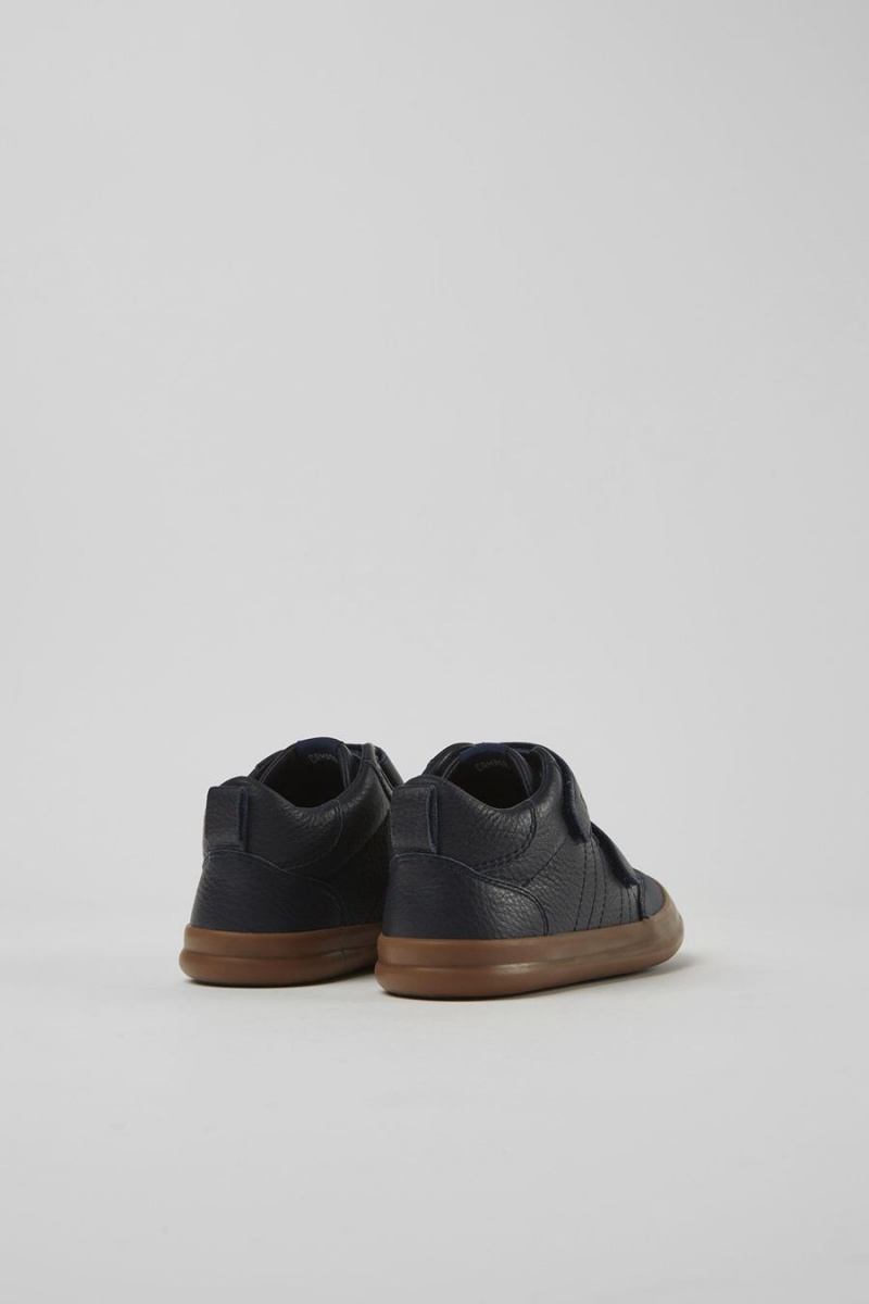 Zapatillas Camper Pursuit Cuero Textil Niña Azules | GXYOM-5912