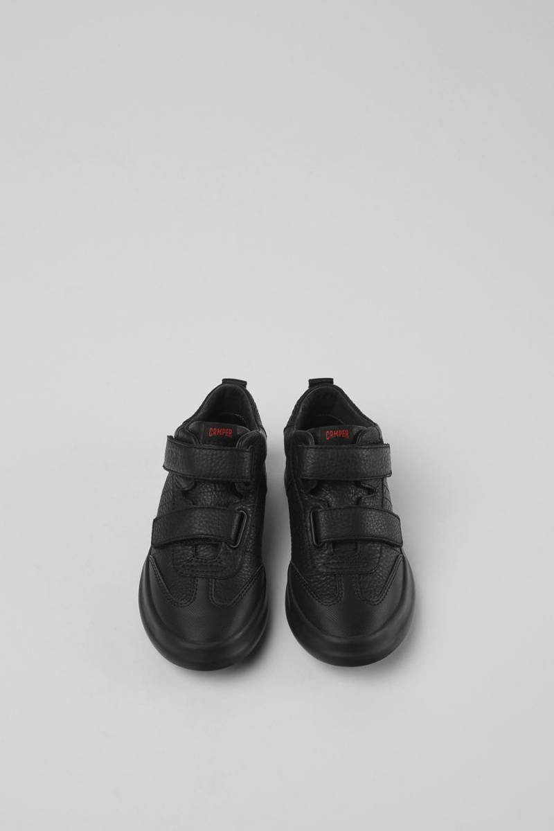 Zapatillas Camper Pursuit Cuero Textil Niña Negras | KTUOG-9780