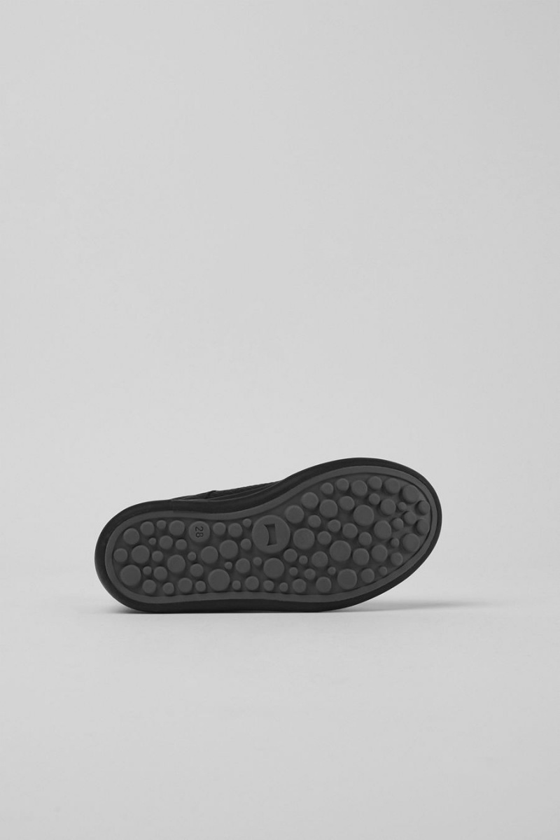 Zapatillas Camper Pursuit Cuero Textil Niña Negras | KTUOG-9780