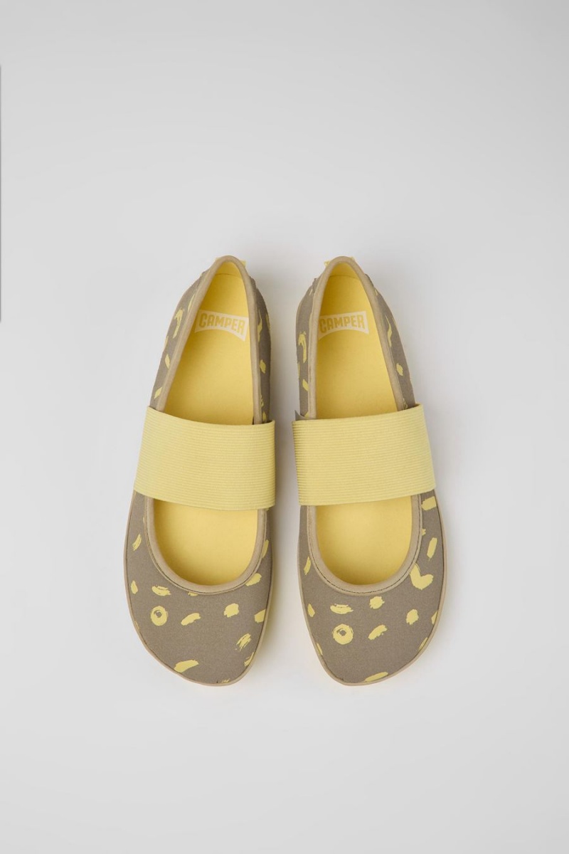 Zapatillas Camper Right Textil Nubuck Mujer Blancas | UEVAY-6508