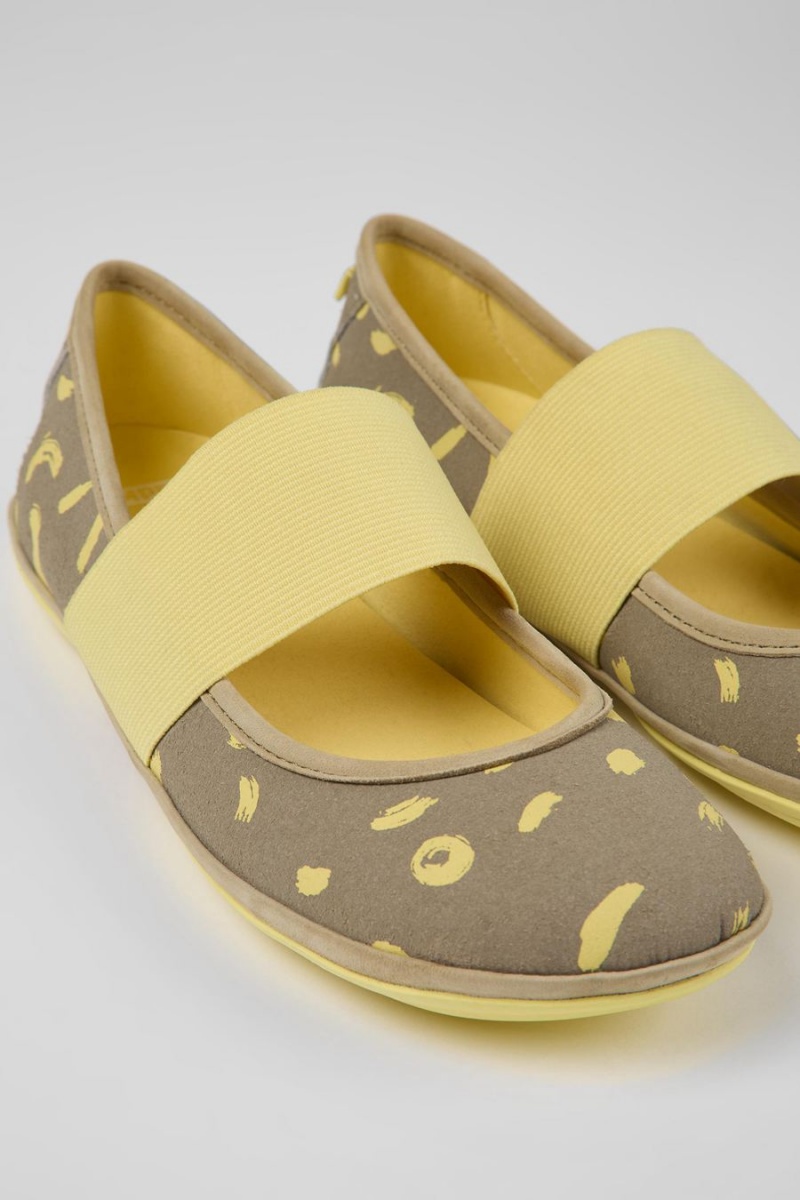 Zapatillas Camper Right Textil Nubuck Mujer Blancas | UEVAY-6508