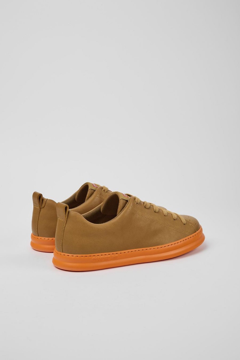 Zapatillas Camper Runner Cuero Hombre Marrones | XBCYA-2301