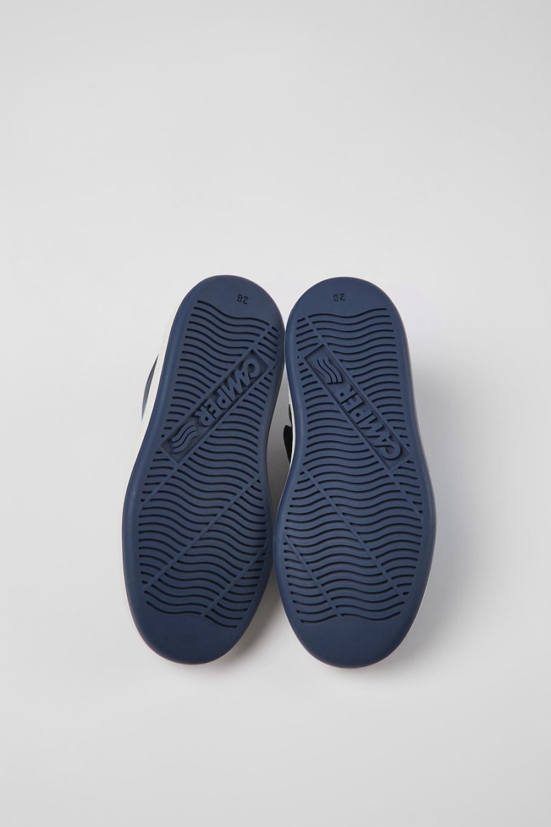 Zapatillas Camper Runner Cuero Niña Azul Marino | MPZND-8265