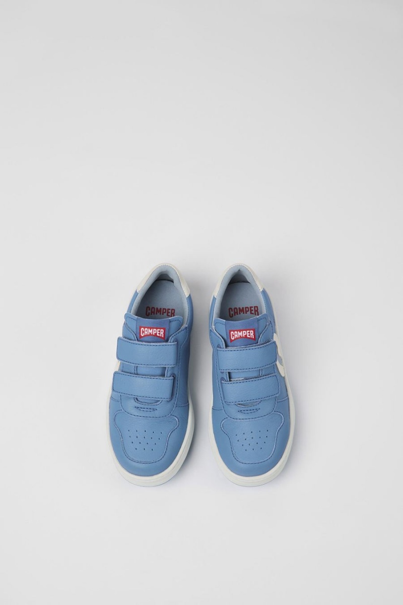 Zapatillas Camper Runner Cuero Niña Azules | RSIAG-3179