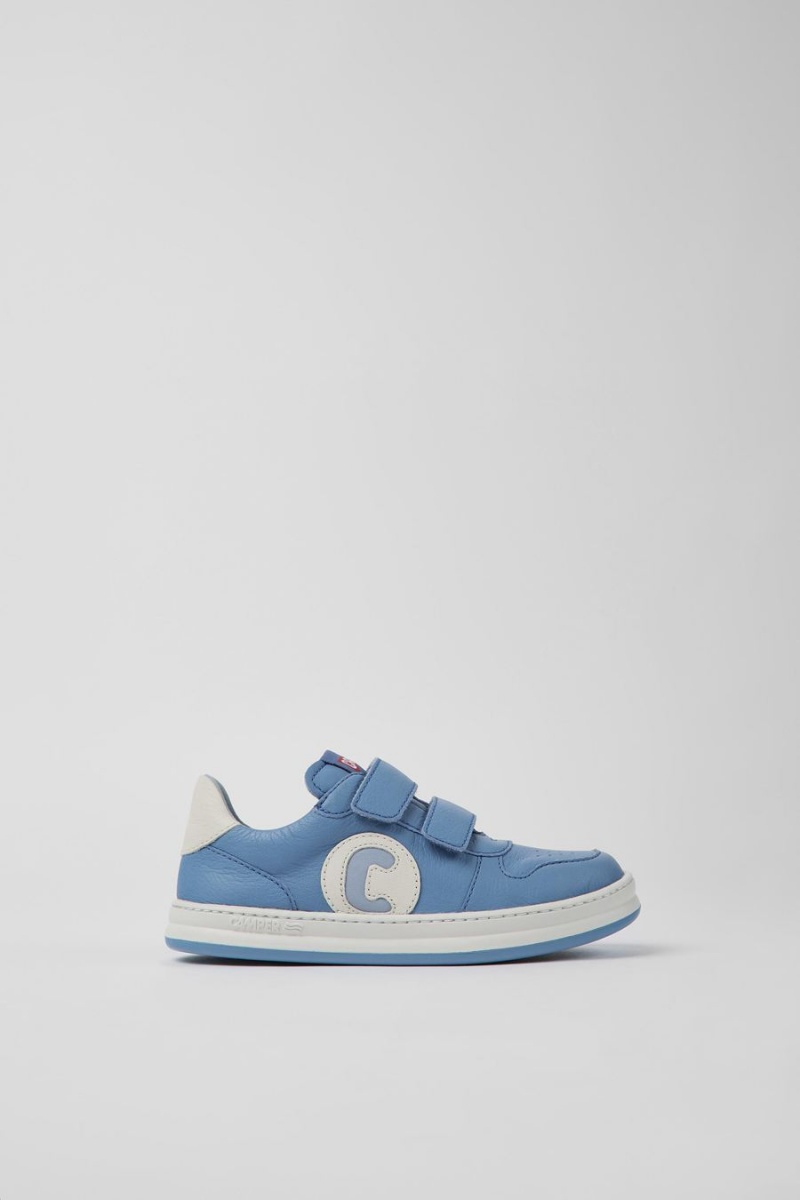 Zapatillas Camper Runner Cuero Niña Azules | RSIAG-3179