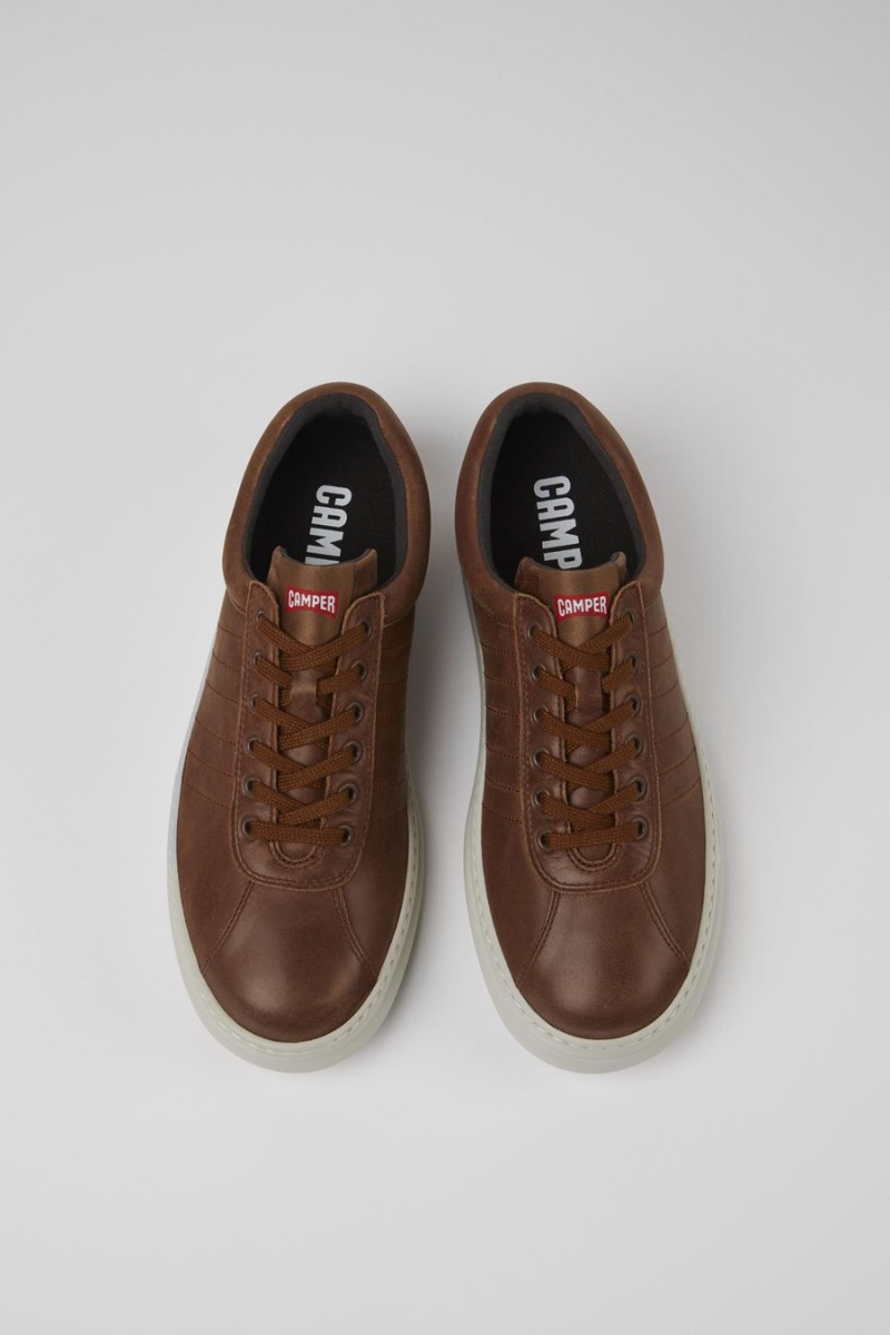 Zapatillas Camper Runner Hombre Marrones | JYVHB-9086