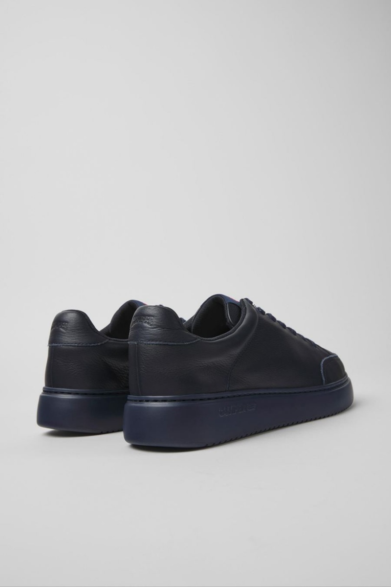 Zapatillas Camper Runner K21 Cuero Hombre Azules | SRLYE-4056