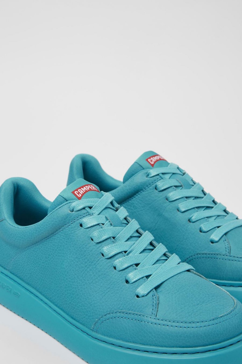 Zapatillas Camper Runner K21 Cuero Hombre Azules | KWDQI-4607