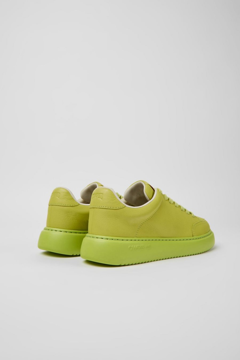 Zapatillas Camper Runner K21 Cuero Mujer Verde | TGPIR-5072