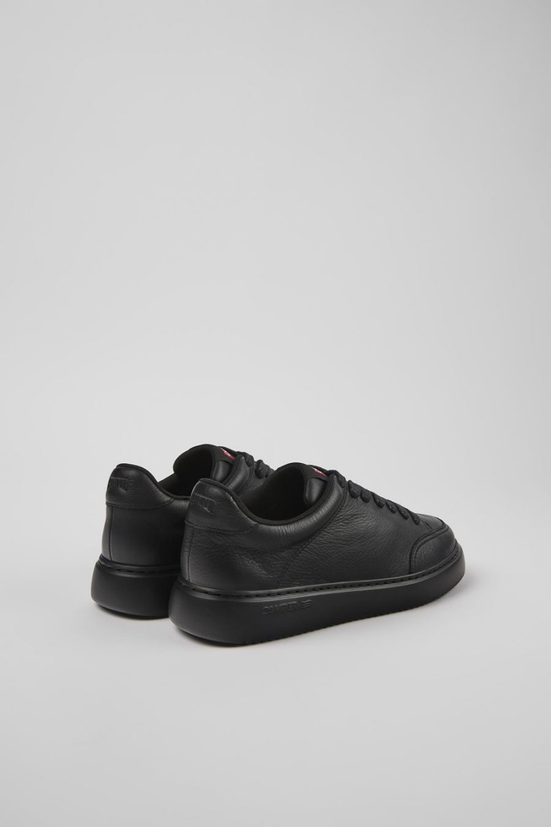 Zapatillas Camper Runner K21 Cuero Mujer Negras | WADBN-5091