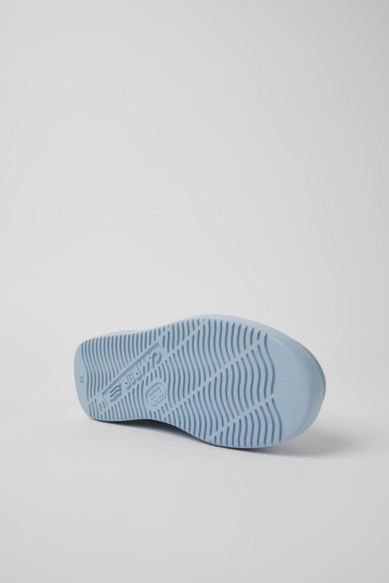 Zapatillas Camper Runner K21 Cuero Mujer Azules | THQRK-7503