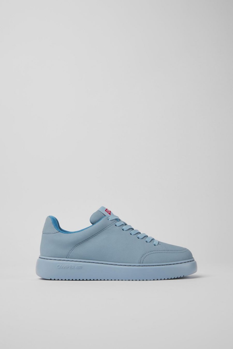 Zapatillas Camper Runner K21 Cuero Mujer Azules | THQRK-7503