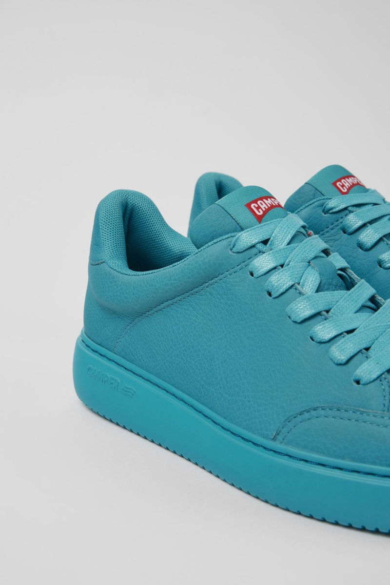Zapatillas Camper Runner K21 Cuero Mujer Azules | WAXDM-4679