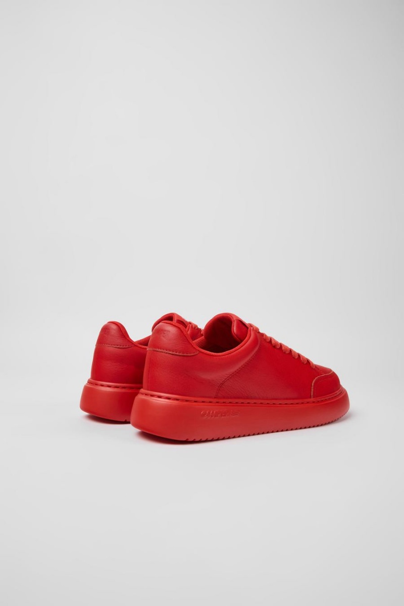Zapatillas Camper Runner K21 Cuero Mujer Rojas | SYRNX-4176