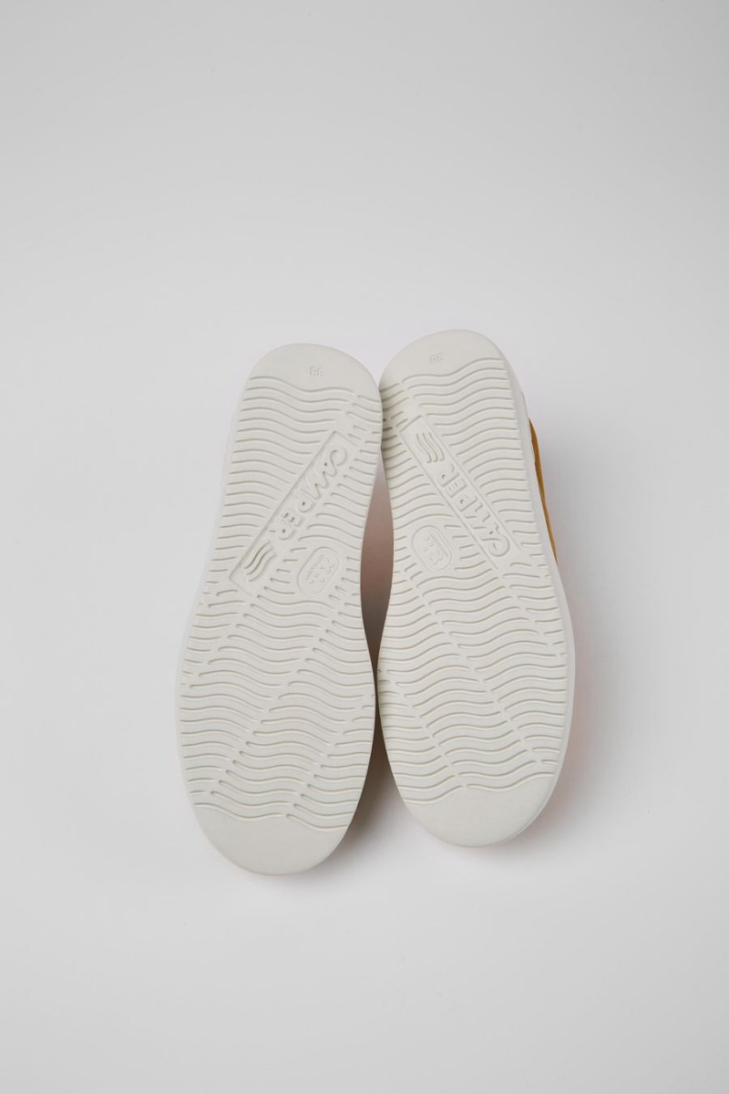 Zapatillas Camper Runner K21 Mujer Beige | XJBQW-7529