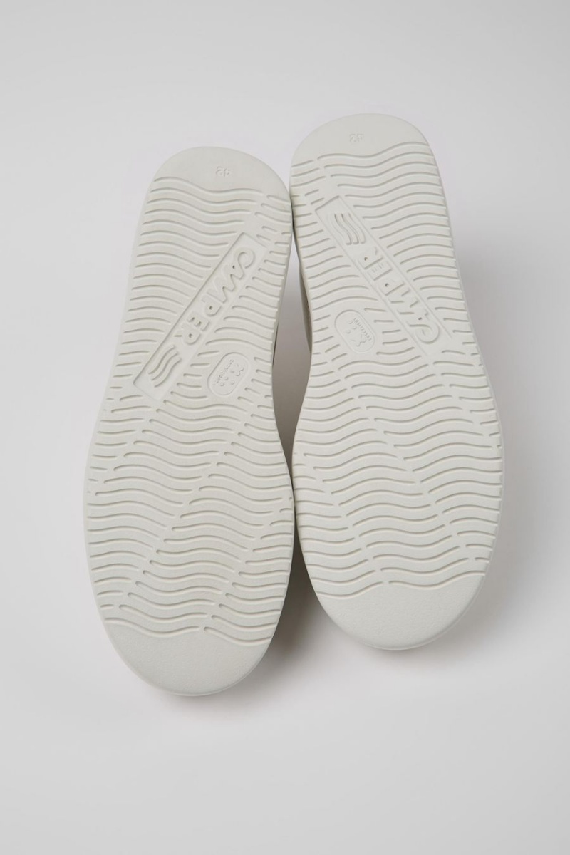 Zapatillas Camper Runner K21 Non-dyed Cuero Hombre Blancas | OPGLE-9670