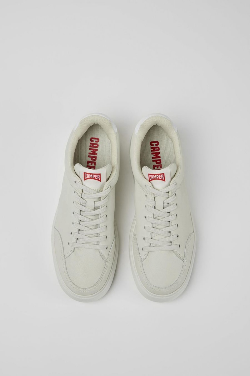 Zapatillas Camper Runner K21 Nondyed Cuero Mujer Blancas | GVTKB-6049