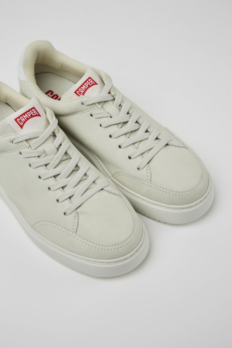Zapatillas Camper Runner K21 Nondyed Cuero Mujer Blancas | GVTKB-6049
