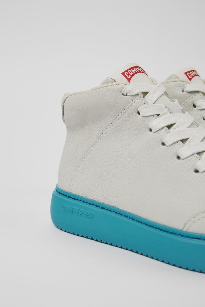 Zapatillas Camper Runner K21 Nondyed Cuero Mujer Blancas | DRPEB-6194